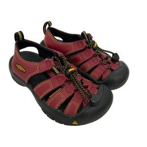 Keen Newport H2 Size 12 Unisex Kids Red Waterproof Outdoor Hiking Sports Sandals